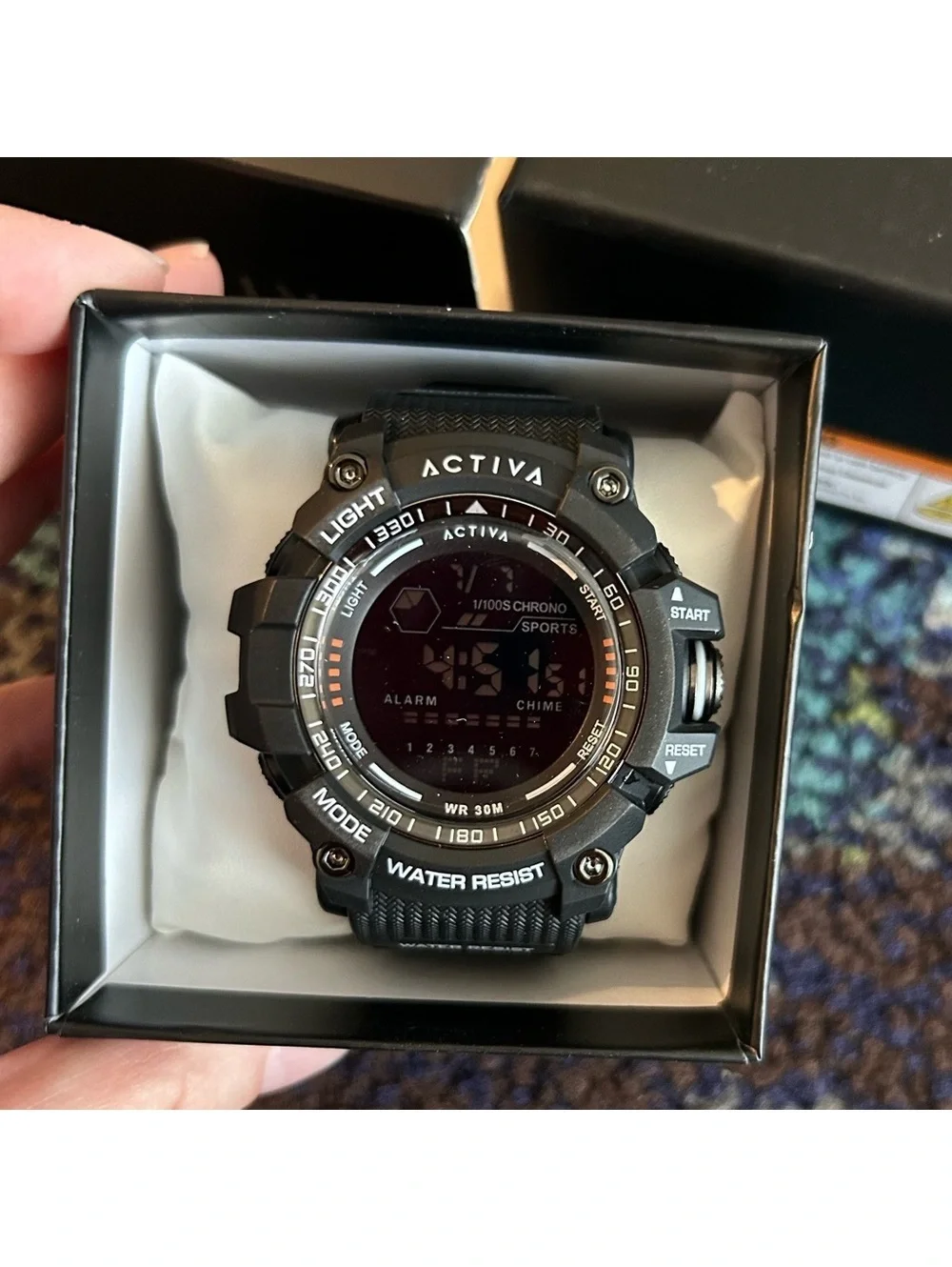 Activa x Invicta Men's Black Sports Watch NEW